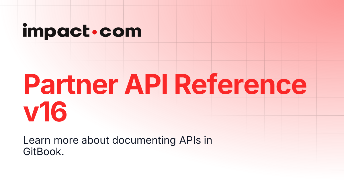 Partner API Reference v16 | Integrations Hub